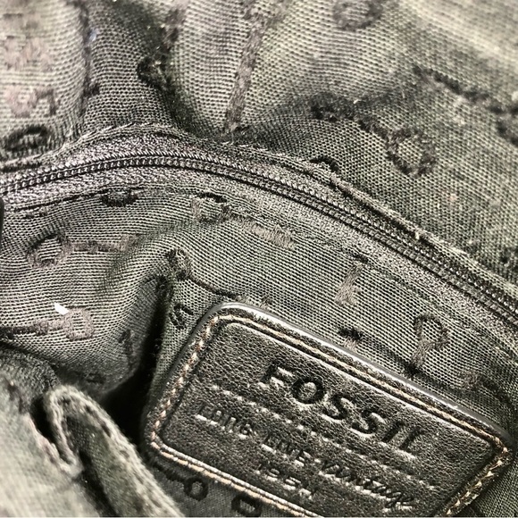 Fossil soft black leather crossbody purse - Picture 13 of 13